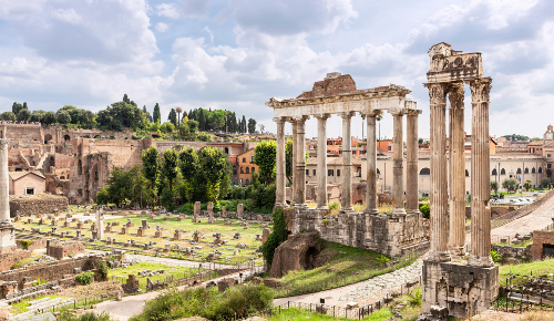Roma, l'espai i la història