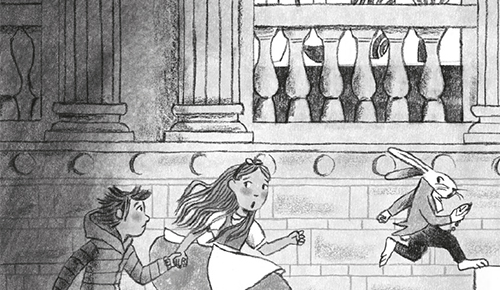 El Conejo Blanco y el Sombrerero