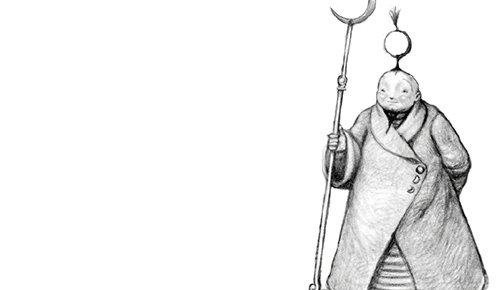 Donde el Hombre de la Luna saluda a los Guardianes con mucha pompa