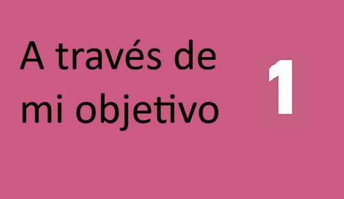 proyecto 1 A través de mi objetivo