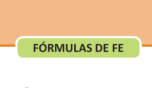 Fórmulas de fe