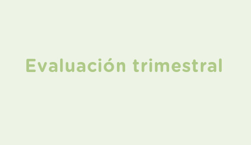 Evaluación trimestral