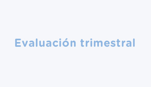 Evaluación trimestral