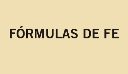 Fórmulas de fe