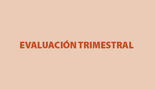 Evaluación trimestral