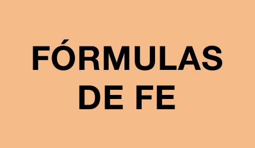 Fórmulas de fe