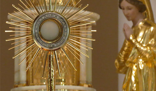 Celebración de la Palabra: Presencia de Jesús en el Sagrario