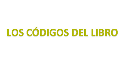 Los códigos del libro