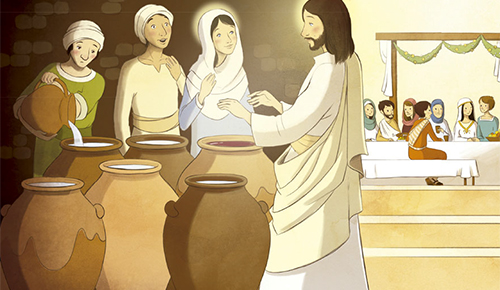 Jesús en las bodas de Caná